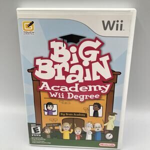 Big Brain Academy: Wii Degree (Nintendo Wii, 2007) - Complete w/ Manual - Tested